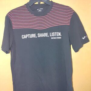 RAY BAN & META Unisex Short Sleeves T-Shirt Size M Pre-owned